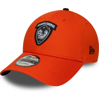 Mützen gebogen orange verstellbares band 9FORTY Core der Aniquiladores FC Kings League von New Era