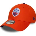 gebogene-orangefarbene-verstellbare-9forty-core-kappe-von-jijantes-fc-kings-league-von-new-era