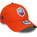 gebogene-orangefarbene-verstellbare-9forty-core-kappe-von-jijantes-fc-kings-league-von-new-era
