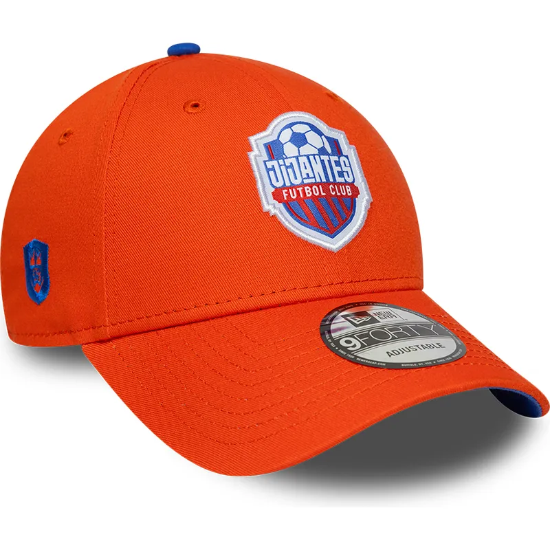 gebogene-orangefarbene-verstellbare-9forty-core-kappe-von-jijantes-fc-kings-league-von-new-era gebogene-orangefarbene-verstellbare-9forty-core-kappe-von-jijantes-fc-kings-league-von-new-era