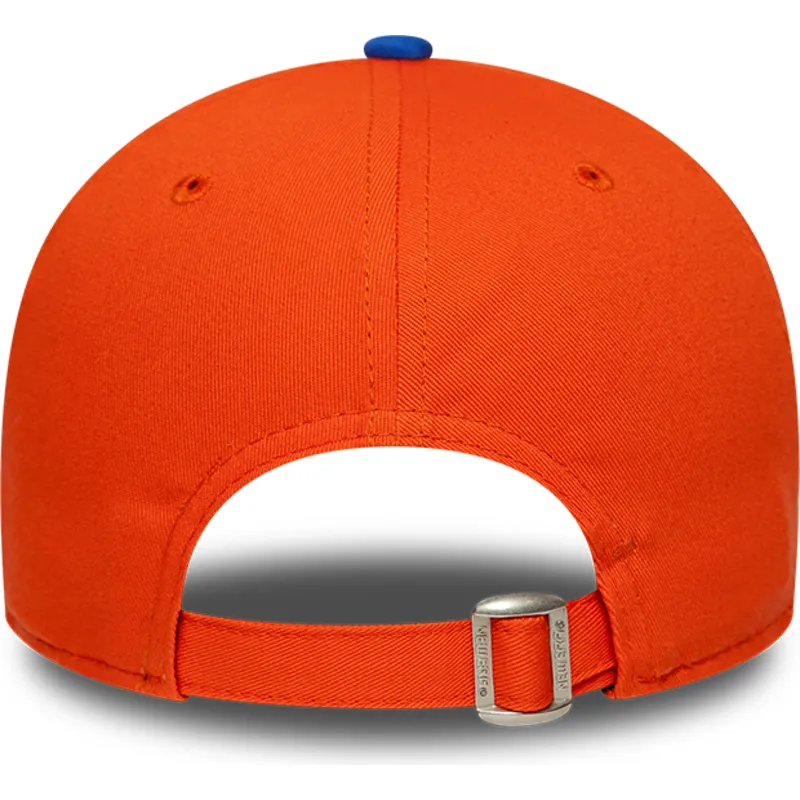 gebogene-orangefarbene-verstellbare-9forty-core-kappe-von-jijantes-fc-kings-league-von-new-era gebogene-orangefarbene-verstellbare-9forty-core-kappe-von-jijantes-fc-kings-league-von-new-era