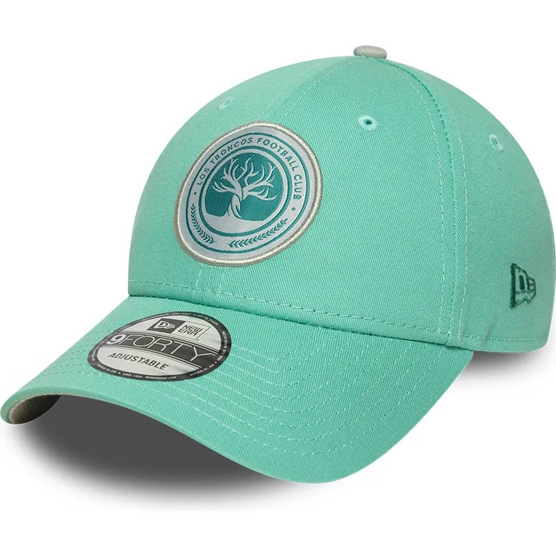 grune-verstellbare-curved-cap-9forty-core-von-los-troncos-fc-kings-league-von-new-era grune-verstellbare-curved-cap-9forty-core-von-los-troncos-fc-kings-league-von-new-era