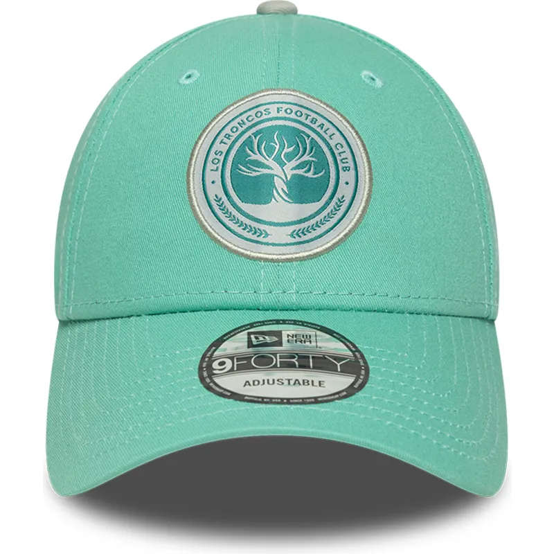 grune-verstellbare-curved-cap-9forty-core-von-los-troncos-fc-kings-league-von-new-era grune-verstellbare-curved-cap-9forty-core-von-los-troncos-fc-kings-league-von-new-era