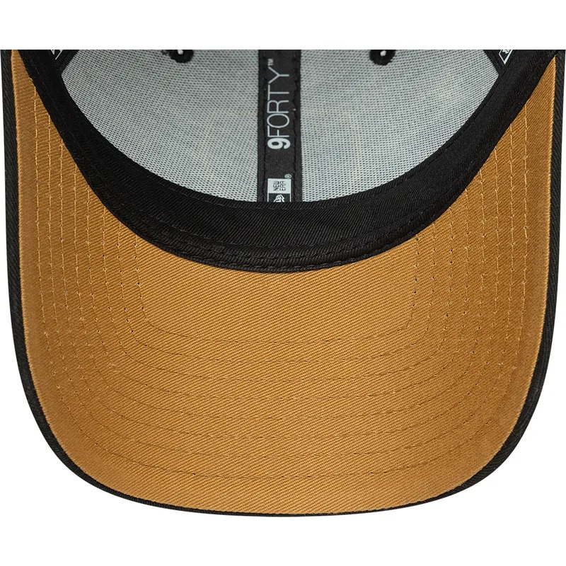 schwarze-verstellbare-curved-cap-9forty-core-ultimate-mostoles-kings-league-von-new-era