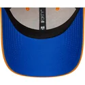 gebogene-orangefarbene-verstellbare-9forty-core-kappe-von-saiyans-fc-kings-league-von-new-era