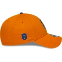 gebogene-orangefarbene-verstellbare-9forty-core-kappe-von-saiyans-fc-kings-league-von-new-era