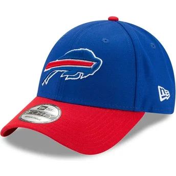 Casquette courbée bleue et rouge ajustable 9FORTY The League Buffalo Bills NFL New Era