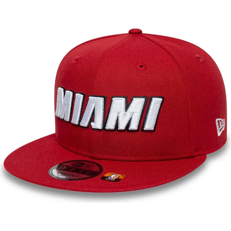 rote-flache-9fifty-statement-snapback-cap-der-miami-heat-nba-von-new-era rote-flache-9fifty-statement-snapback-cap-der-miami-heat-nba-von-new-era