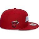 casquette-plate-rouge-snapback-9fifty-statement-miami-heat-nba-new-era