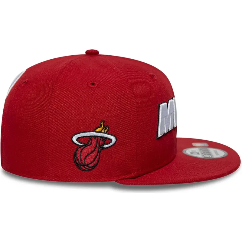 rote-flache-9fifty-statement-snapback-cap-der-miami-heat-nba-von-new-era rote-flache-9fifty-statement-snapback-cap-der-miami-heat-nba-von-new-era