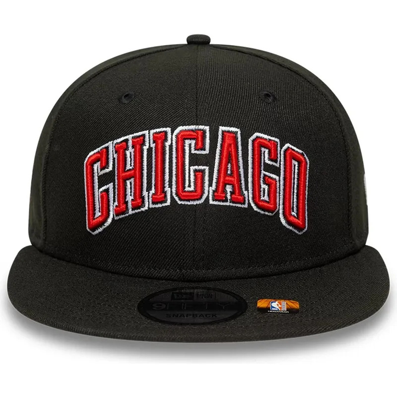 schwarze-flache-snapback-kappe-9fifty-statement-der-chicago-bulls-nba-von-new-era schwarze-flache-snapback-kappe-9fifty-statement-der-chicago-bulls-nba-von-new-era