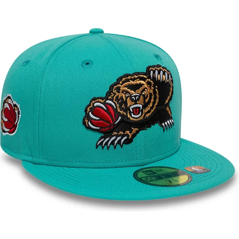 grune-flache-angepasste-59fifty-classic-kappe-der-memphis-grizzlies-nba-von-new-era