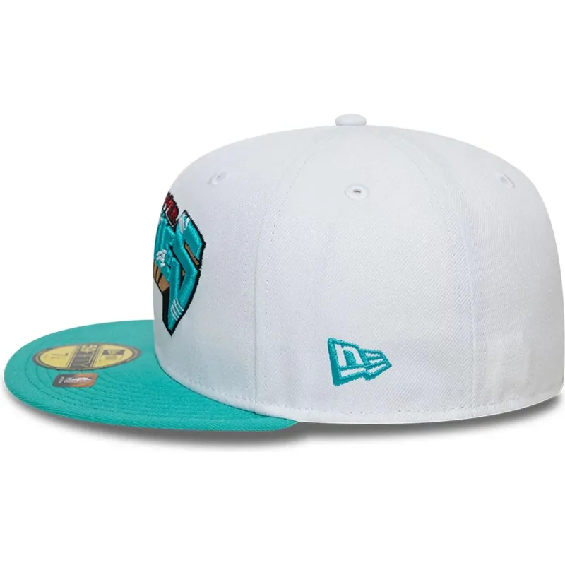 weisse-und-grune-anliegende-flat-cap-59fifty-classic-der-memphis-grizzlies-nba-von-new-era