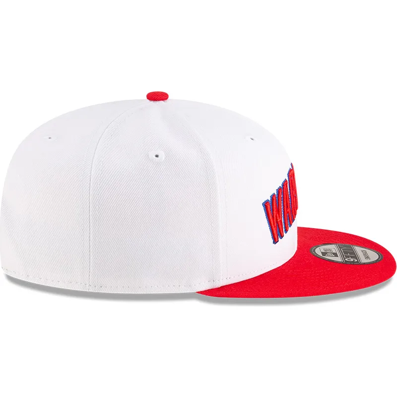 weisse-und-rote-flache-snapback-kappe-9fifty-classic-von-golden-state-warriors-nba-von-new-era