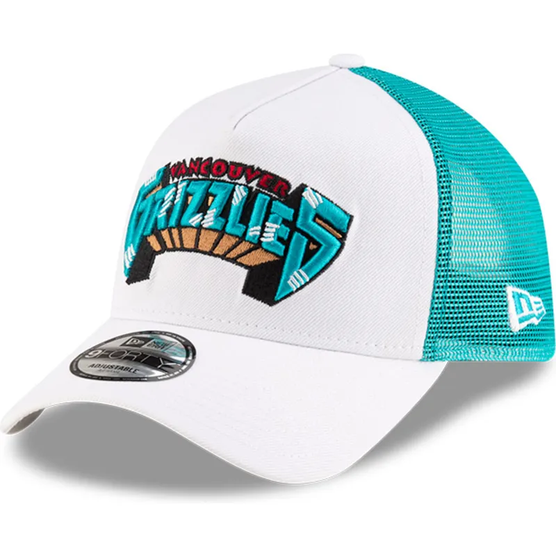 weisse-und-grune-trucker-kappe-a-frame-classic-der-memphis-grizzlies-nba-von-new-era weisse-und-grune-trucker-kappe-a-frame-classic-der-memphis-grizzlies-nba-von-new-era