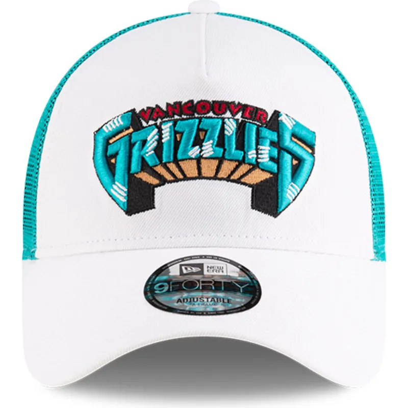 weisse-und-grune-trucker-kappe-a-frame-classic-der-memphis-grizzlies-nba-von-new-era weisse-und-grune-trucker-kappe-a-frame-classic-der-memphis-grizzlies-nba-von-new-era