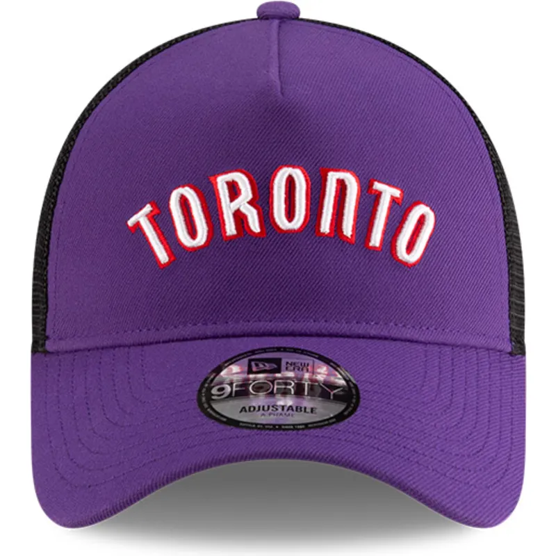violette-und-schwarze-trucker-kappe-a-frame-classic-der-toronto-raptors-nba-von-new-era violette-und-schwarze-trucker-kappe-a-frame-classic-der-toronto-raptors-nba-von-new-era