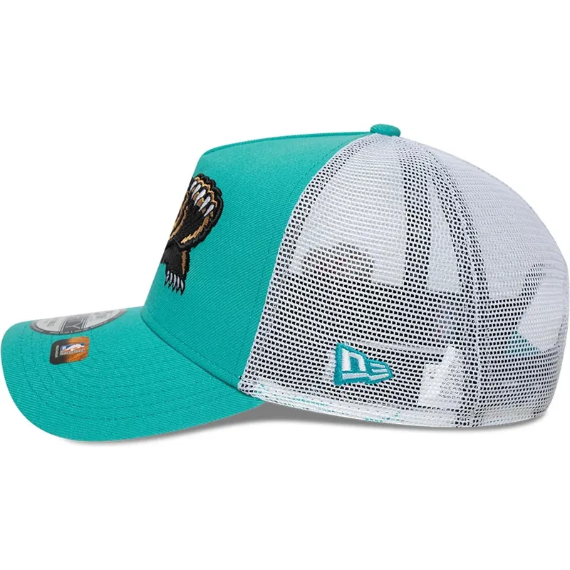 grune-und-weisse-trucker-kappe-a-frame-classic-der-memphis-grizzlies-nba-von-new-era