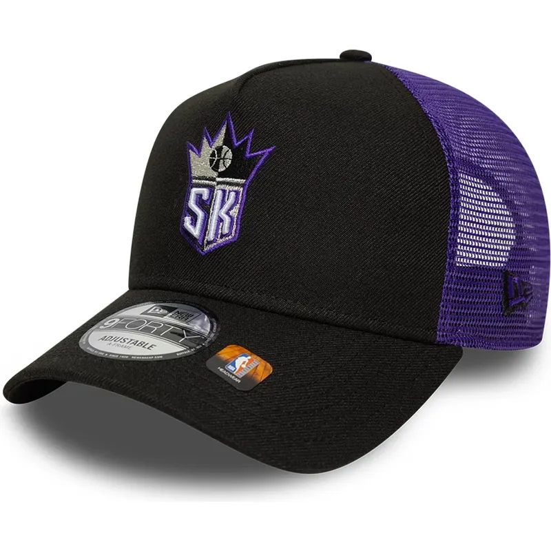 schwarze-und-violette-a-frame-classic-trucker-cap-der-sacramento-kings-nba-von-new-era schwarze-und-violette-a-frame-classic-trucker-cap-der-sacramento-kings-nba-von-new-era