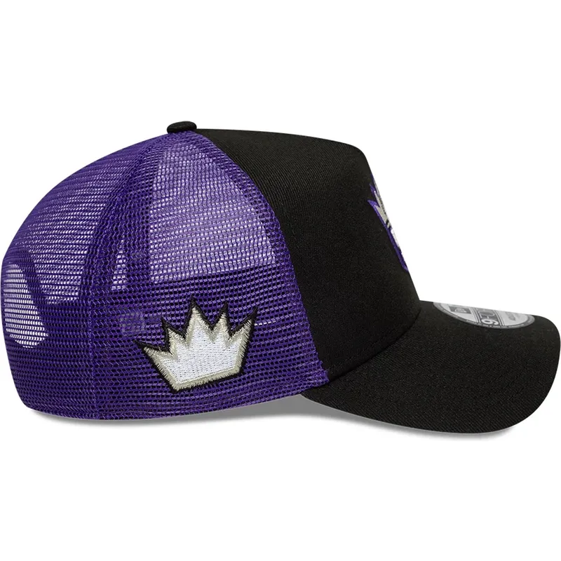 schwarze-und-violette-a-frame-classic-trucker-cap-der-sacramento-kings-nba-von-new-era schwarze-und-violette-a-frame-classic-trucker-cap-der-sacramento-kings-nba-von-new-era