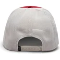 casquette-trucker-rouge-et-blanche-coq-cock-garnet-rooster-the-farm-jewel-tones-goorin-bros