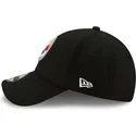 schwarze-verstellbare-gebogene-kappe-9forty-the-league-der-pittsburgh-steelers-nfl-von-new-era