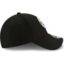 schwarze-verstellbare-gebogene-kappe-9forty-the-league-der-pittsburgh-steelers-nfl-von-new-era