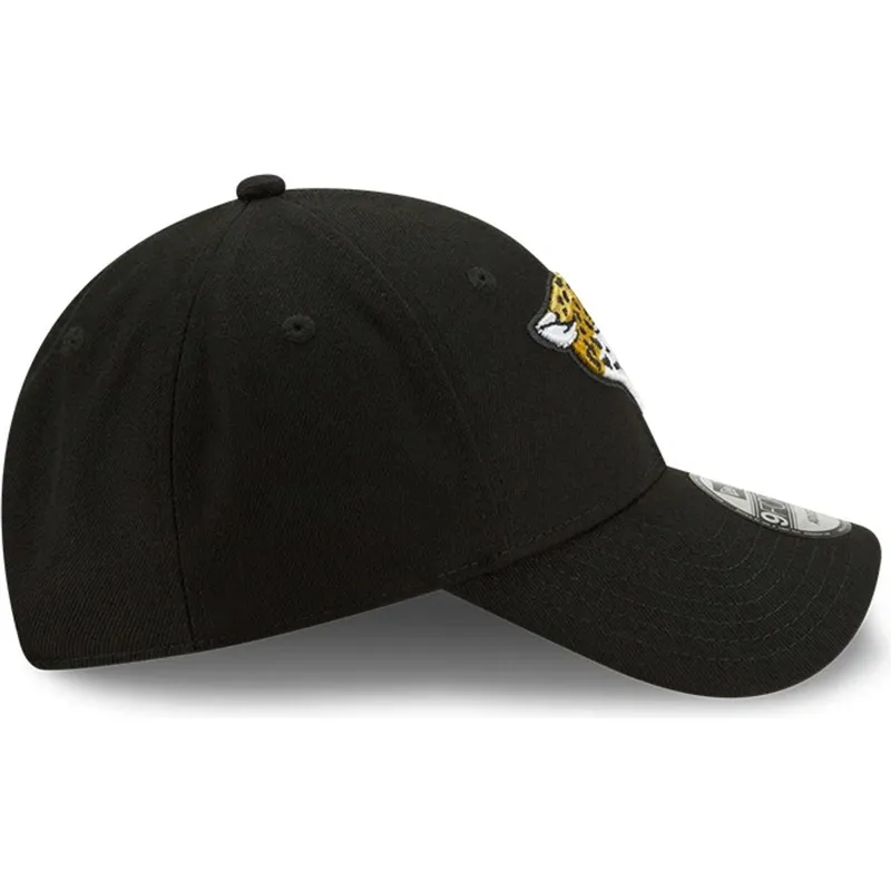schwarze-verstellbare-gebogene-kappe-9forty-the-league-der-jacksonville-jaguars-nfl-von-new-era
