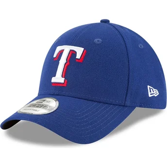 Mützen gebogen blau verstellbares band 9FORTY The League der Texas Rangers MLB von New Era