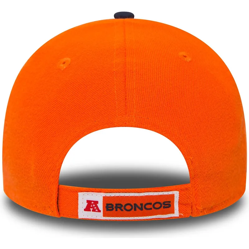 gebogene-orange-und-marineblaue-verstellbare-kappe-9forty-the-league-der-denver-broncos-nfl-von-new-era