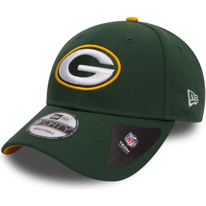 grune-verstellbare-curved-cap-9forty-the-league-der-green-bay-packers-nfl-von-new-era grune-verstellbare-curved-cap-9forty-the-league-der-green-bay-packers-nfl-von-new-era