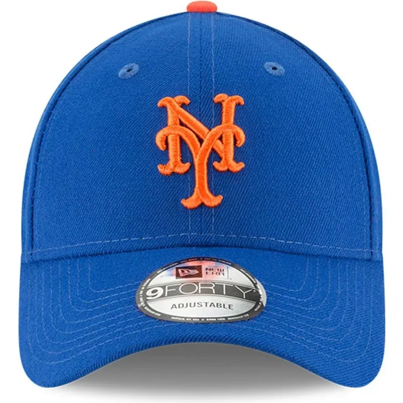 blaue-verstellbare-gebogene-kappe-9forty-the-league-der-new-york-mets-mlb-von-new-era blaue-verstellbare-gebogene-kappe-9forty-the-league-der-new-york-mets-mlb-von-new-era