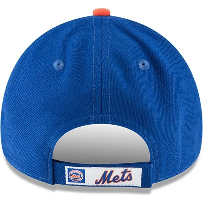 blaue-verstellbare-gebogene-kappe-9forty-the-league-der-new-york-mets-mlb-von-new-era blaue-verstellbare-gebogene-kappe-9forty-the-league-der-new-york-mets-mlb-von-new-era