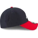 marineblaue-und-rote-verstellbare-curved-cap-9forty-the-league-atlanta-braves-mlb-von-new-era
