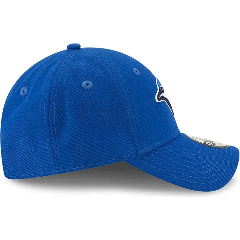 blaue-verstellbare-curved-cap-9forty-the-league-der-toronto-blue-jays-mlb-von-new-era