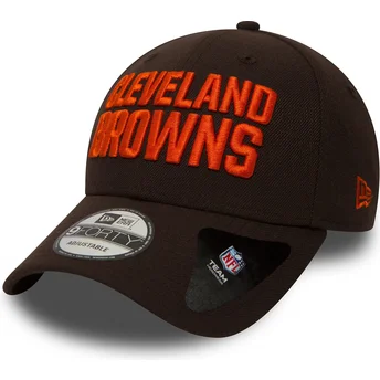 Mützen gebogen braun verstellbares band 9FORTY The League der Cleveland Browns NFL von New Era