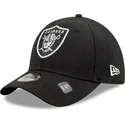 schwarze-verstellbare-gebogene-kappe-9forty-the-league-der-las-vegas-raiders-nfl-von-new-era