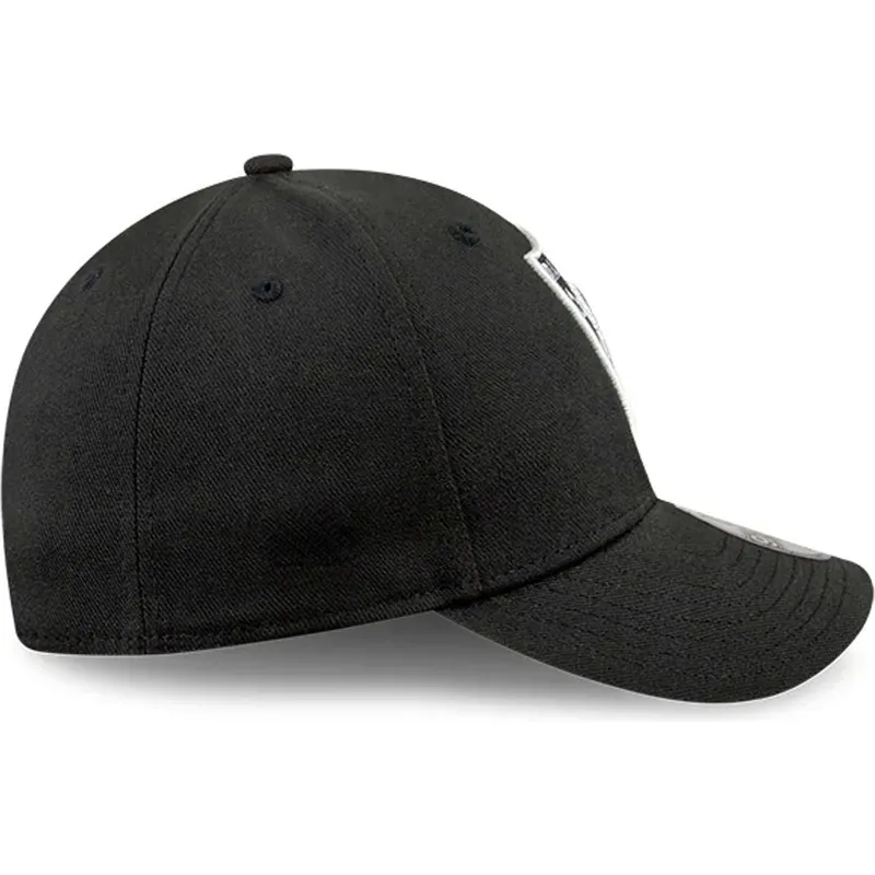 schwarze-verstellbare-gebogene-kappe-9forty-the-league-der-las-vegas-raiders-nfl-von-new-era schwarze-verstellbare-gebogene-kappe-9forty-the-league-der-las-vegas-raiders-nfl-von-new-era