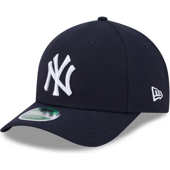 Mützen gebogen marineblau snapback 9FORTY M-Crown Player Replica der New York Yankees MLB von New Era