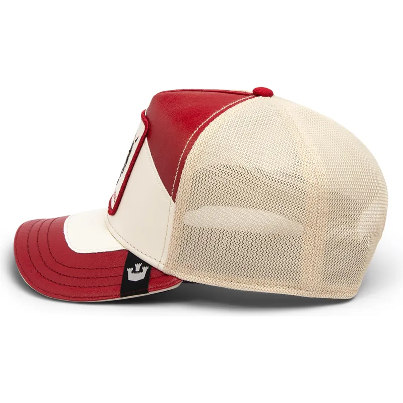 trucker-cap-rot-und-weiss-stier-moto-lamba-raging-the-farm-von-goorin-bros