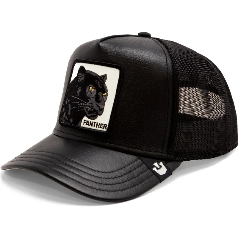 schwarze-trucker-kappe-panther-shleather-panther-the-farm-von-goorin-bros