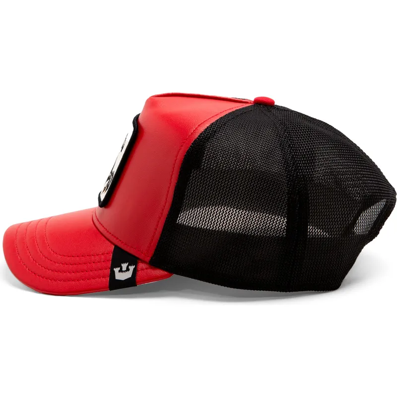 trucker-cap-rot-und-schwarz-pferd-shleather-stallion-the-farm-von-goorin-bros