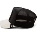 trucker-cap-schwarz-und-grau-schlange-mamba-shleather-snake-the-farm-von-goorin-bros