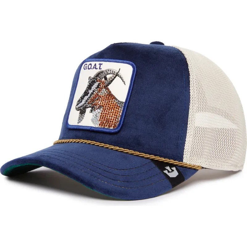trucker-cap-blau-und-weiss-ziege-sapphire-goat-the-farm-jewel-tones-von-goorin-bros trucker-cap-blau-und-weiss-ziege-sapphire-goat-the-farm-jewel-tones-von-goorin-bros