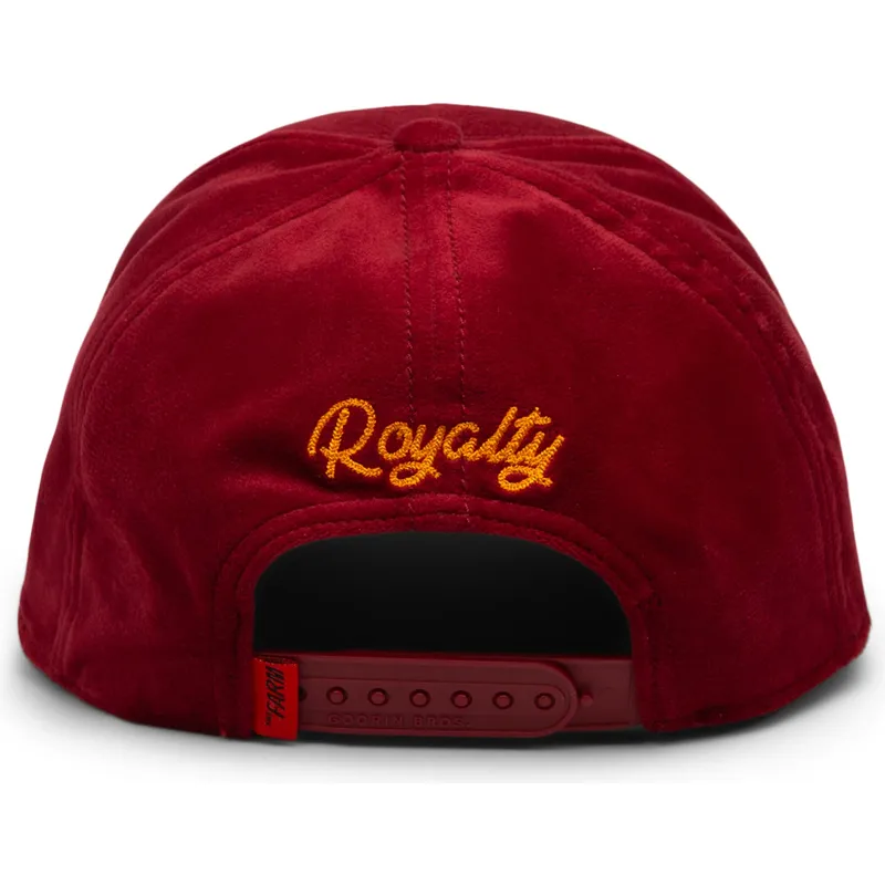 rote-gebogene-snapback-kappe-drache-dragon-royalty-the-farm-von-goorin-bros rote-gebogene-snapback-kappe-drache-dragon-royalty-the-farm-von-goorin-bros