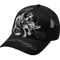 schwarze-trucker-kappe-mono-giant-dragon-von-ed-hardy
