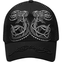 trucker-cap-schwarz-duo-black-snake-von-ed-hardy