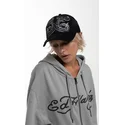 trucker-cap-schwarz-duo-black-snake-von-ed-hardy