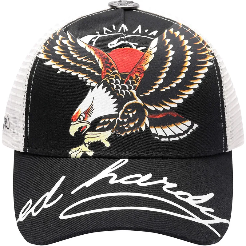 trucker-cap-schwarz-und-weiss-soaring-eagle-von-ed-hardy trucker-cap-schwarz-und-weiss-soaring-eagle-von-ed-hardy