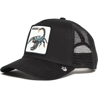 Casquette trucker noire Deadly The Deadliest Scorpion The Farm Goorin Bros.